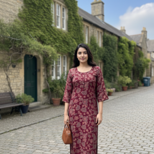 Floral Cotton Kurti