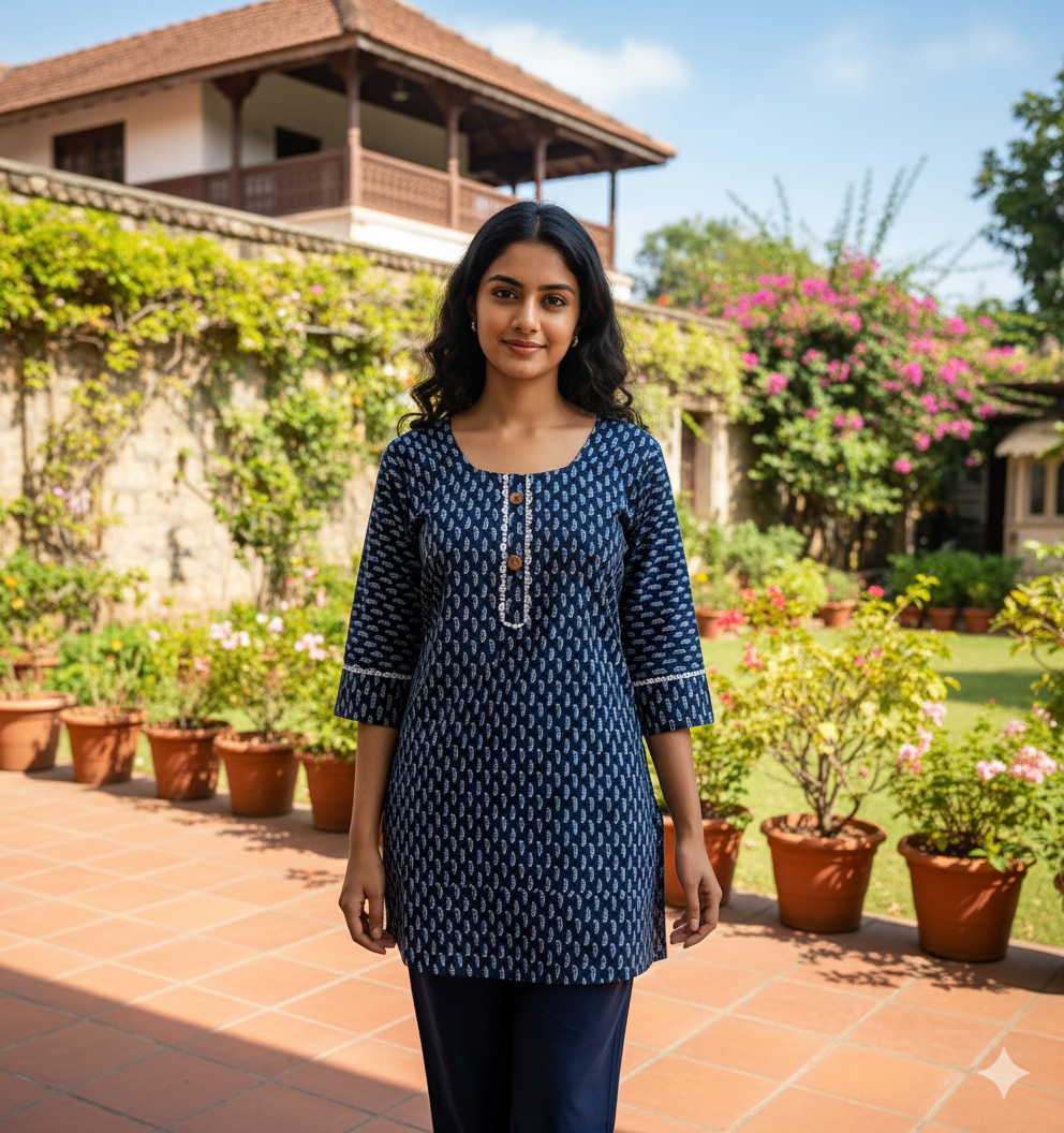 Printed Cotton Kurti