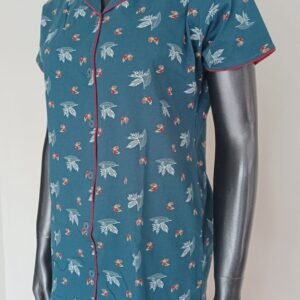 Women’s Beauty Flower Leaf Printed Night Suit Boxer