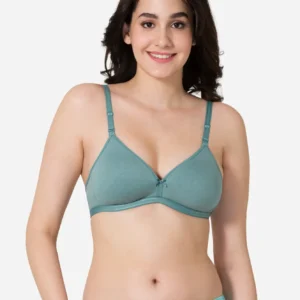 Plunge Neck Padded Bra